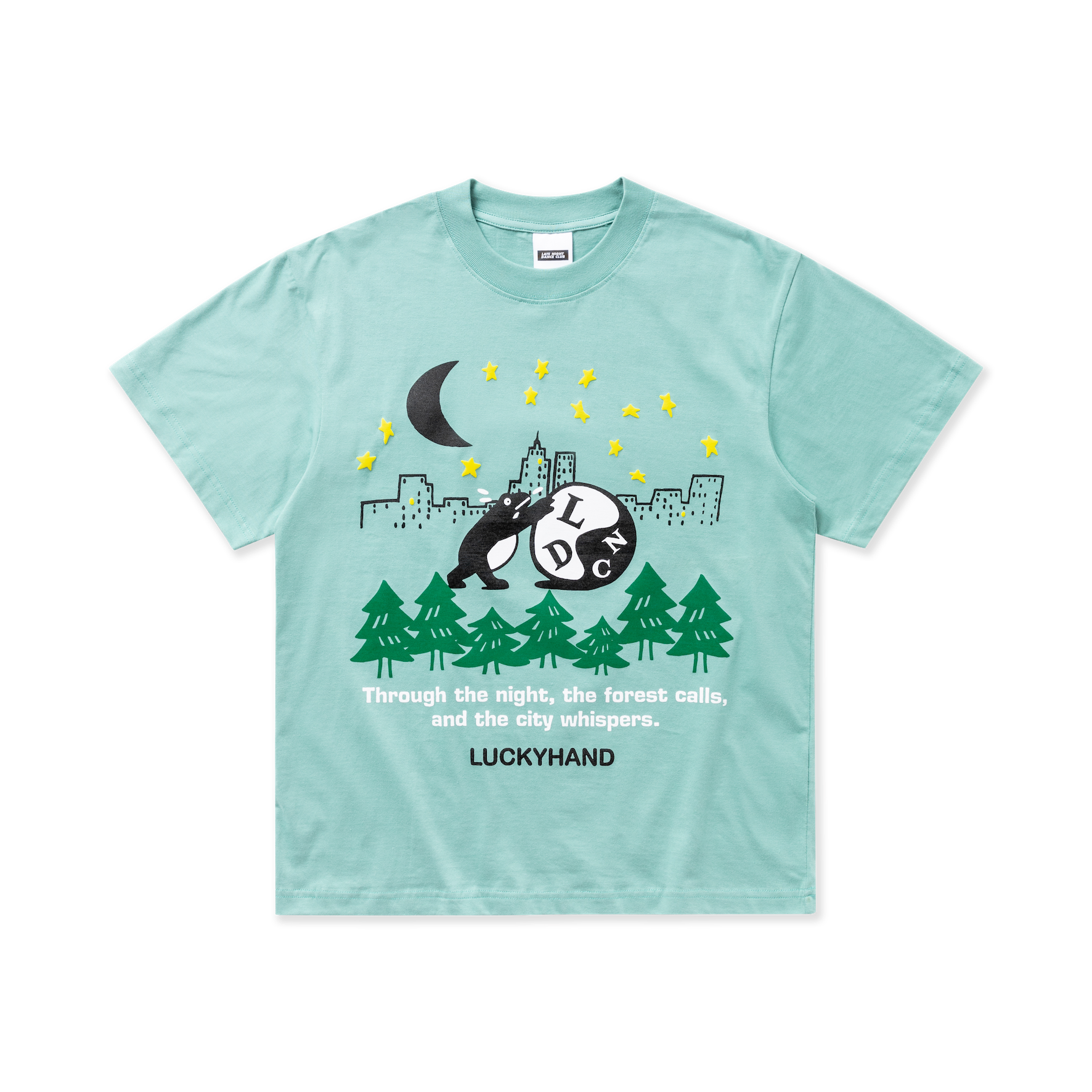 LNDC X LUCKYHAND FOREST FROG GROOVE TEE