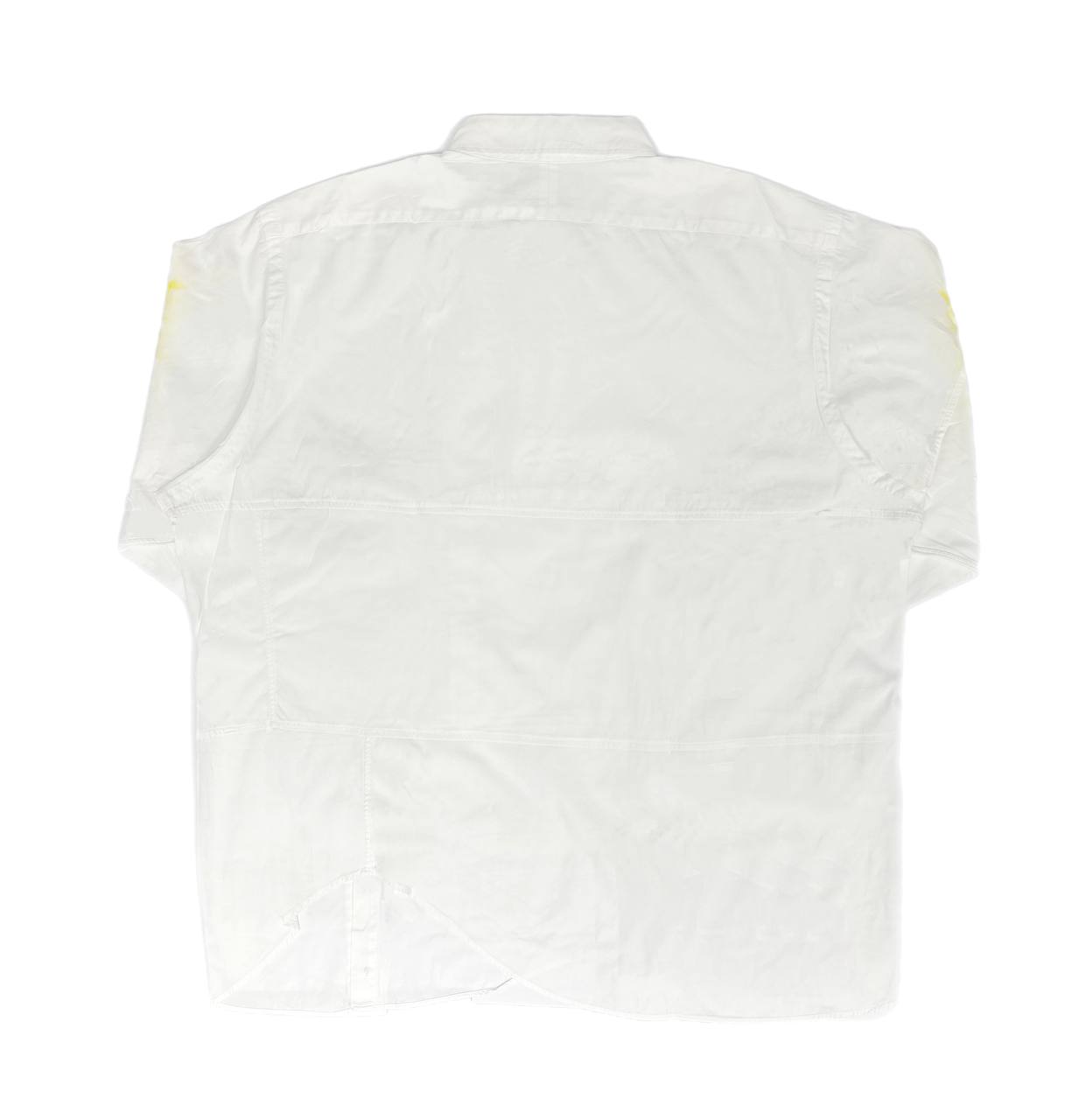White Patchwork Sleeve Tie Dye Medium