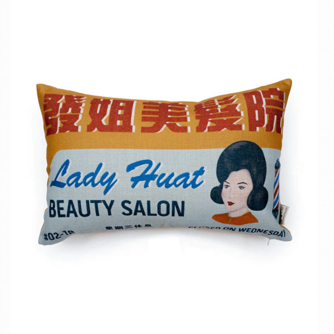 Lady Huat Beauty Salon Cushion Cover