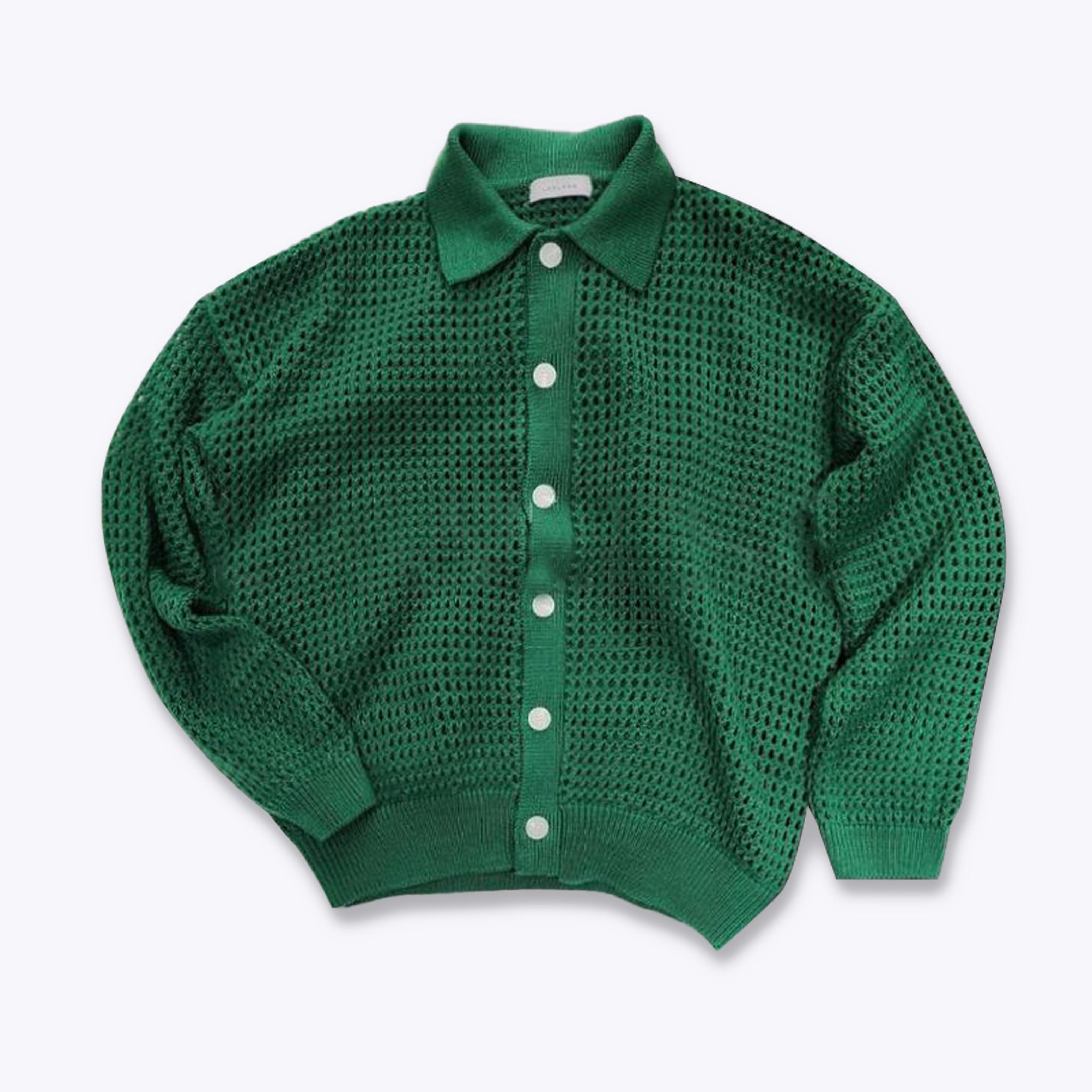 LAWLESS Long-sleeve Knit Button-up