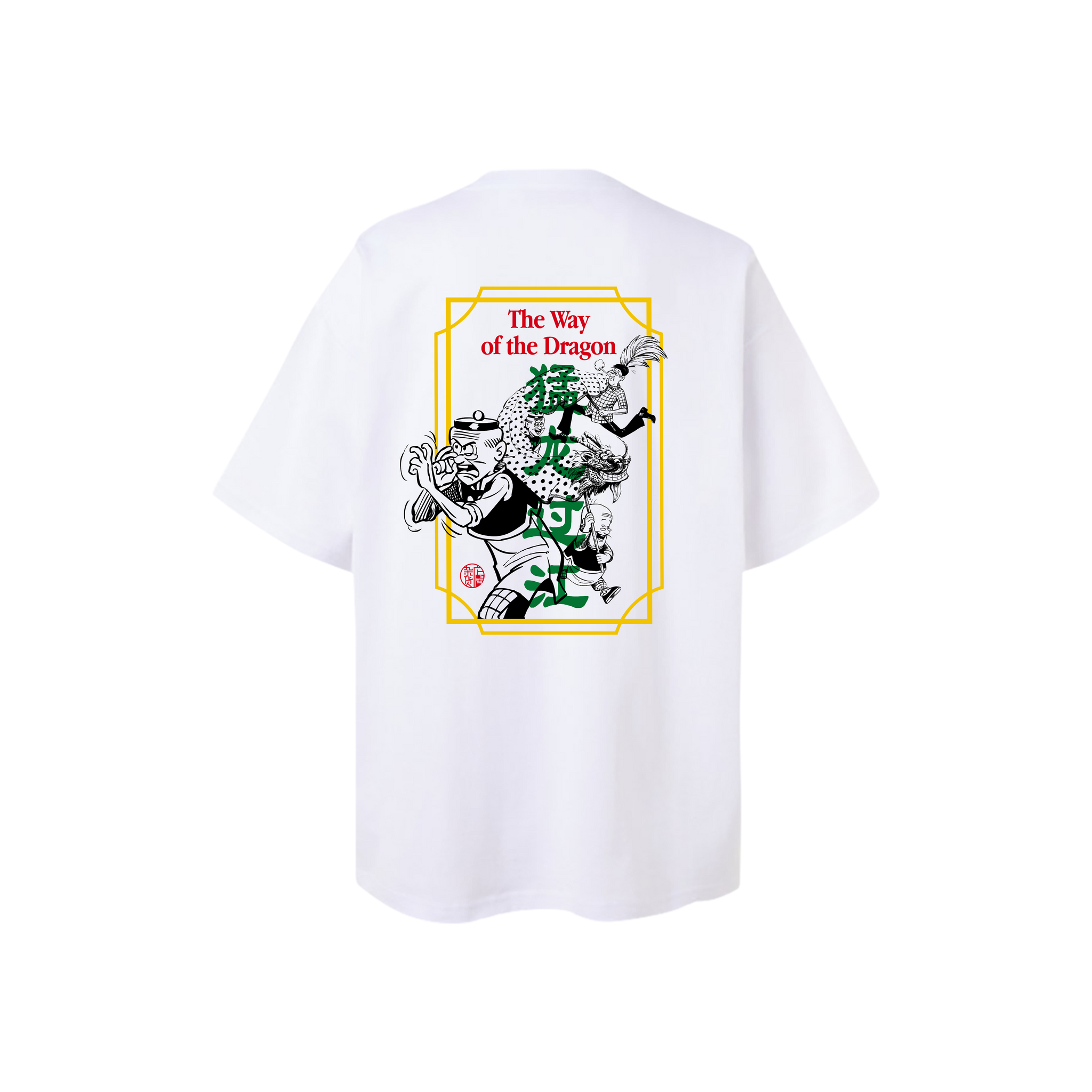 ZHA HUO DIAN X OLD MASTER Q DRAGON TEE